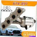 exhaust manifold 12-17の排気マニホールド触媒コンバーターヒュンダイアクセントヴェロスター1.6L KIA Exhaust Manifold...