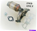 exhaust manifold 適合:2005-2008ヒュンダイツーソン2.7L FWDバンク1マニホールド触媒コンバーター Fits: 2005-2008...