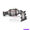 exhaust manifold フィットヒュンダイサンタフェ3.3Lマニホールド触媒コンバーター2007-2009 Front Fits Hyundai Sa...