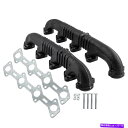 exhaust manifold 2PCS Ford F250/ F350 2003-2007 6.0Lバンク1&2の排気マニホールド鋳鉄 2PCS Exhau...