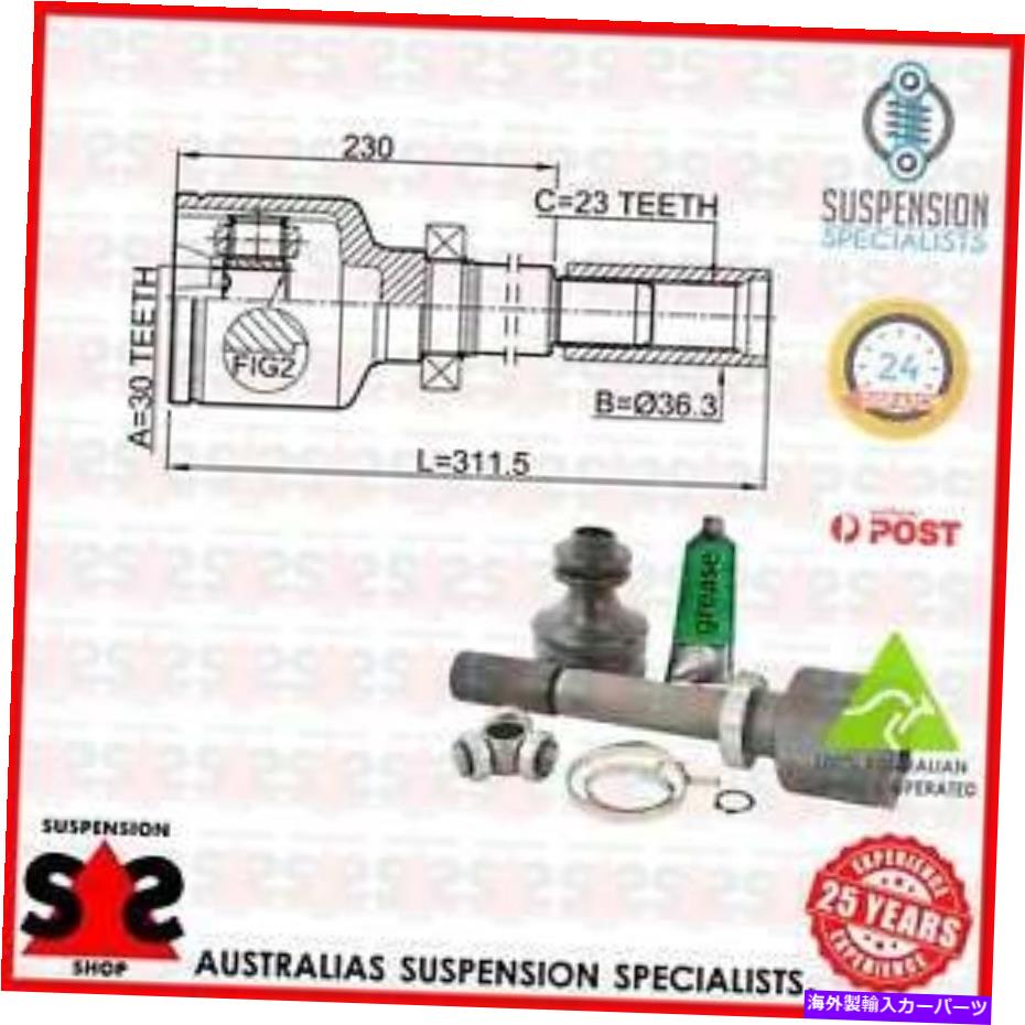 Driveshaft トランスミッションエンドジョイントキット、ドライブシャフトスーツRenault Megane II（BM0/1_、CM0/1_） Transmission End Joint Kit, Drive Shaft Suit RENAULT MEGANE II (BM0/1_, CM0/1_)