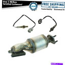 exhaust manifold アコードのための上流および下流センサーのある排気マニホールド触媒コンバーター Exhaust Manifold Catalyt...