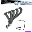 exhaust manifold GMCシボレーH3用のO2センサー付き排気マニホールド触媒コンバーターアセンブリ Exhaust Manifold Catal...