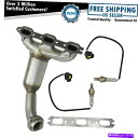 exhaust manifold ダッジクライスラー用のO2センサーを備えたリアエキゾーストマニホールド触媒コンバーター Rear Exhaust Manifo...