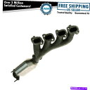 exhaust manifold Cadillac SRX STS 4.6Lの排気マニホールド触媒コンバータードライバーサイド Exhaust Manifold...
