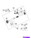 Driveshaft 本物のモーパードライブシャフト5038864AD Genuine MOPAR Drive Shaft 5038864AD