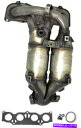 exhaust manifold 統合された触媒コンバーターに適合する排気マニホールド01-03 RAV4 2.0L-L4 Exhaust Manifold w...