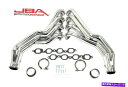 exhaust manifold JBA 2016-19 6816SJS/6816SDカマロSSロングチューブ/ミッドパイプシルバーセラミックコーティング JB...