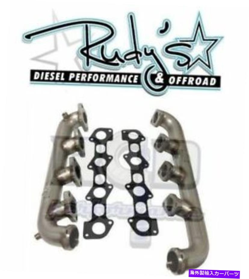 exhaust manifold リバーシティディーゼル304 6.0Lフォード用のステンレス排気マニホールドとガスケット River City Diesel 304 Stainless Exhaust Manifold & Gaskets For 6.0L Ford