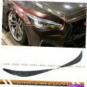 Headlight Covers 2014-2022インフィニティQ50フォードカーボンファイバーヘッドライトアイリッドカバー眉毛 FOR 2014-2022 ...