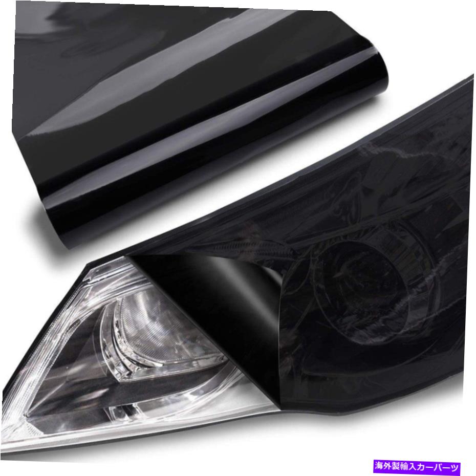 Headlight Covers ブラックダークUSスモークヘッドライトテールライトフォグライトティントフィルムビニールラップカバーEOA Black Dark US Smoke Headlight Taillight Fog Light Tint Film Vinyl Wrap Cover EOA