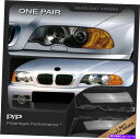 Headlight Covers BMW 3シリーズE46 1999-2001ヘッドライトレンズ交換用カバーセット左 右 For BMW 3 Series E46 1999-2001 Headlight Lens Replacement Cover Set LEFT RIGHT