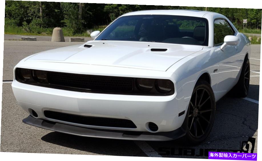 Headlight Covers チャレンジャー08-14ヘッドライトビニールブラックアウトフロントキットスモーク色合いのフィルムカバー Challenger 08-14 HEADLIGHT vinyl black out Front kit smoked tinted film covers