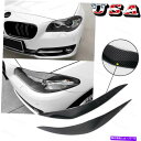 Headlight Covers BMW F10 5シリーズ520I 528i 535i 2011-2017まぶたカーボンファイバーオーバーレイトリム For ...