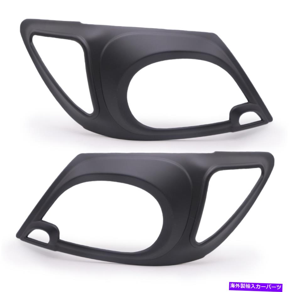 Headlight Covers マットブラックヘッドライトランプランプカバートリムフィットトヨタハイラックスビーゴMK5 2005 2010 Matte Black Head Lights Lamp Cover Trim Fits Toyota Hilux Vigo Mk5 2005 2010