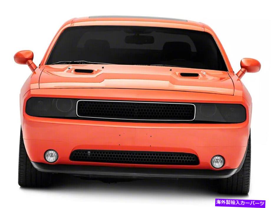 Headlight Covers フィット08-14ダッジチャレンジャーGTSスモークアクリルヘッドライトカバーペアNEW GT0161S Fits 08-14 Dodge Challenger GTS Smoke Acrylic Headlight Covers Pair NEW GT0161S