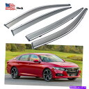 oOV[h EBhEoCU[xgVF[hEBhftN^[TCK[hz_AR[h2018-2022 Window Visor Vent Shade Wind Deflector Sun Rain Guard for Honda Accord 2018-2022