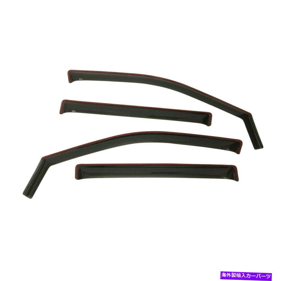 バグシールド 72 88429ウェイド72 88429チャン風の煙の煙、4ピース 72 88429 Wade 72 88429 Smoke In Chanl Wind Deflector, 4 Piece