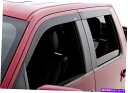 バグシールド AVS 2019 for RAM 1500 CREW CAB CAB VENTVISORロープロファイルディフレクター4PC-スモーク AVS 2019 for for Ram 1500 Crew Cab Ventvisor Low Profile Deflectors 4pc - Smoke