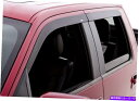 バグシールド RAM 1500クルーキャブVentvisor低プロファイルディフレクター4PCのAVS 2019-スモーク AVS 2019 for Ram 1500 Crew Cab Ventvisor Low Profile Deflectors 4pc - Smoke