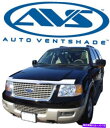 バグシールド AVS 622037 Aeroskin Bug Shield Chrome Hood Protector 2003-2006 Ford Expedition AVS 622037 Aeroskin Bug Shield Chrome Hood Protector 2003-2006 Ford Expedition(2)