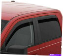 バグシールド AVS-FOR 02-08 DODGE RAM 1500 QUAD CAB VENTVISORロープロファイルディフレクター4PC-SM AVS-...