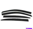 バグシールド AVS-For 15-18 Chevrolet Tahoe/GMC Yukon Ventvisorロープロファイルディフレクター4PC- AVS-for 15-18 Chevrolet Tahoe/GMC Yukon Ventvisor Low Profile Deflectors 4pc -