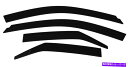 バグシールド AVS 08-13 for Cadillac CTS Ventvisor低プロファイルディフレクター4PC-煙 AVS 08-13 for for Cadillac CTS Ventvisor Low Profile Deflectors 4pc - Smoke(2)
