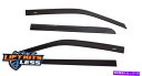 バグシールド Auto Ventshade 774048 Ventvisor 2005-2015タコマ向けのロープロファイルデフレクター4 PC Auto Ventshade 774048 Ventvisor Low Profile Deflector 4 pc for 2005-2015 Tacoma