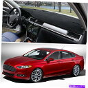 Dashboard Cover Ford Fusion 2013-2021用のカーダッシュボードカーペットダッシュボードカバーマットパッド Car Dashbo...