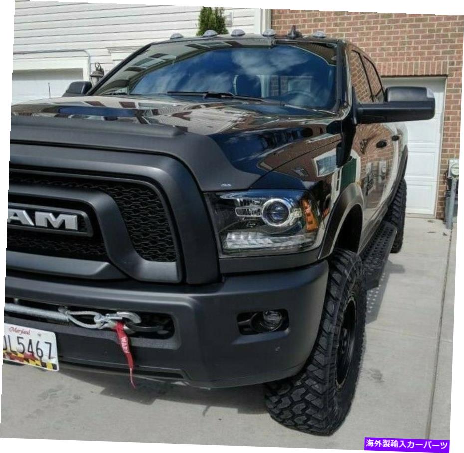 バグシールド バグシールドフードプロテクターマットブラック（2009-2018 Dodge Ram 1500）デフレクターガード Bug Shield Hood Protector MATTE BLACK (2009-2018 DODGE RAM 1500) Deflector Guard