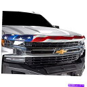 バグシールド 2016-2018のStampede Chevy Silverado 1500 Vigilante Premium Hood Protector- Stampede for 2016-2018 Chevy Silverado 1500 Vigilante Premium Hood Protector -(2)