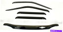 バグシールド Dodge Dakota Quad Cab 2008-2010バグディフレクターシールドテープのベントバイザーコンボ Dodge Dakota Q...