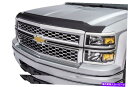 バグシールド 15-18のAVS Chevy Colorado Aeroskin IIテクスチャロープロファイルフードシールド-Blac AVS for 15-18 Chevy Colorado Aeroskin II Textured Low Profile Hood Shield - Blac