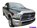 バグシールド RAMの10-18ダッジのAVS 2500エアロスキンロープロファイルフードシールド-Chrome-AVS AVS for 10-18 Dodge for RAM 2500 Aeroskin Low Profile Hood Shield - Chrome - avs