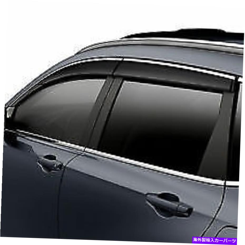 バグシールド 本物のホンダ17-22 CRVドアバイザーセットOEM新しい08R04-TLA-101 Genuine Honda 17-22 CRV Door Visors Set Oem New 08R04-TLA-101