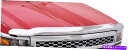 バグシールド キャデラックエスカレードのためのAVS 15-18著名なフードシールド-Chrome -680160 AVS 15-18 for Cadillac Escalade High Profile Hood Shield - Chrome - 680160