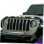 Х AVS饤ȥɥաɥɥץ󥰥顼ǥLED饤դ AVS Aeroskin Lightshield Hood Shield with LED Lights for Jeep Wrangler Gladiator