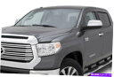 バグシールド Auto Ventshade 894040-GBA Silverado 1500拡張キャブ用のブラックフードプロテクター Auto Ventsha...