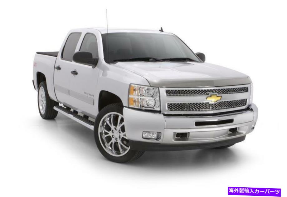 バグシールド Auto Ventshade（AVS）622085 Aeroskin Hood Protector;クロム Auto Ventshade (AVS) 622085 Aeroskin Hood Protector; Chrome