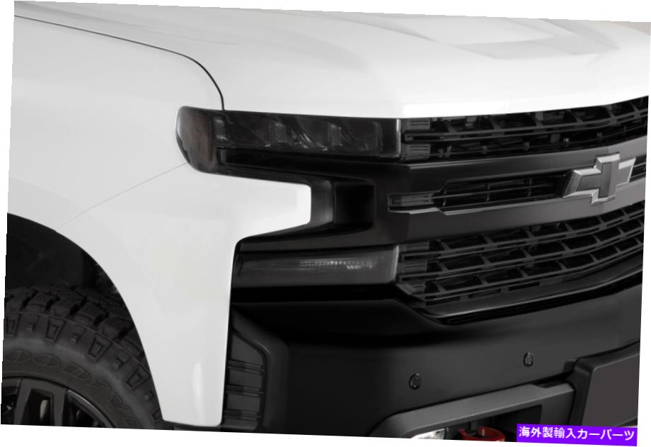 Х GTSܥեСإåɥ饤ȥС2019-2022 Silverado 1500Ŭ礷ޤ GTS Carbon Fiber Headlight Cover Fits 2019-2022 Silverado 1500