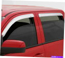 バグシールド AVS-FOR 09-18 DODGE RAM 1500クアッドキャブVentvisorフロント&リアウィンドウディフレクター AVS-for 0...