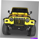 バグシールド オフロードABSフードストーンガードバグディフレクターシールドジープラングラーTJ 97-06 Off-Road ABS Hood Stone Guard Bug Deflector Shield for Jeep Wrangler TJ 97-06(2)