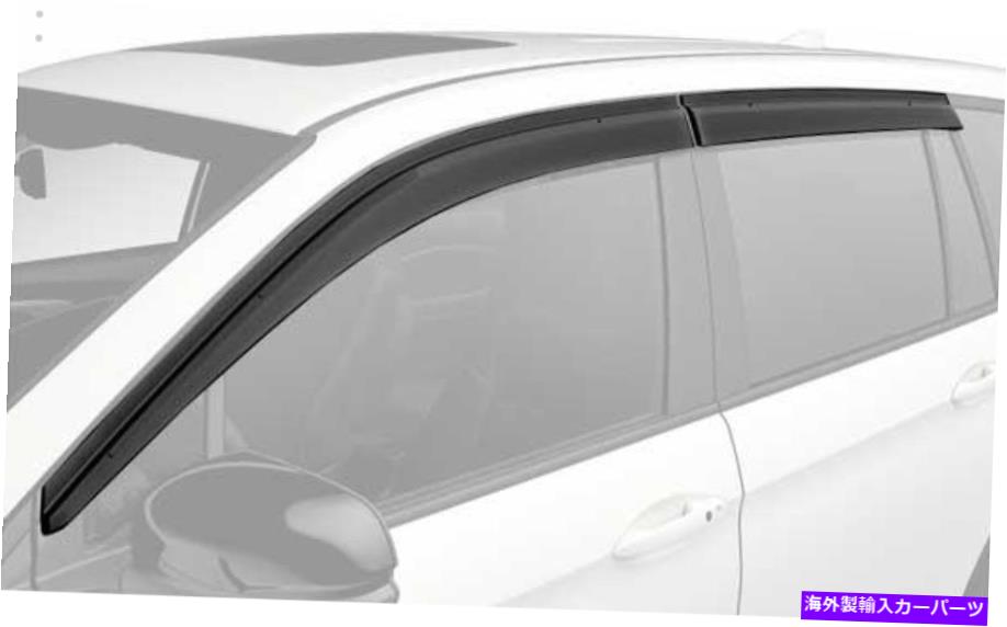 バグシールド 本物のホンダドアバイザーフィット：2019-2021パスポート08R04-TG7-100A Genuine Honda Door Visors Fits: 2019-2021 Passport 08R04-TG7-100A