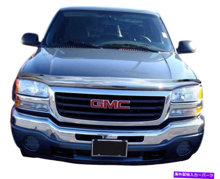 バグシールド 1999年から2006年のフードデフレクターは、GMC Sierra 1500、2001-2003 GMC Sierra 1500 HD、GMC Sierra 1500に適合します。 Hood Deflector for 1999-2006 Fits GMC Sierra 1500, 2001-2003 GMC Sierra 1500 HD,