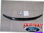 Х 17 Thru 22 F250 F350ѡǥ塼ƥOEMեɥ֥å쥯աɥǥե쥯Х 17 thru 22 F250 F350 Super Duty OEM Ford Black Lexan Hood Deflector Bug Shield