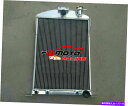 Radiator 1933年のアルミニウムラジエーター1934 Ford Car W/Chevy 350 V8エンジン33 34 Aluminum Radiat...