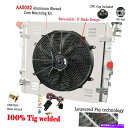 Radiator アルミニウムラジエーター+シュラウド+ファンフィット2007-2017 15ジープガスJKラングラーV6 3.6L 3.8L Aluminum Radiator+Shroud+Fan Fits 2007-2017 15 Jeep GAS JK Wrangler V6 3.6L 3.8L(2)