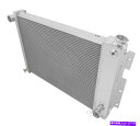 Radiator KRチャンピオン4列アルミニウムラジエーター1967 68 69ポンティアックファイアバード&カマロ5.7 KR Champion 4 Row...