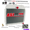 Radiator 4列アルミニウムラジエーターに適合する1941-52プリマスコンコード特別デラックス郊外 4 Row Aluminum Radiator Fi...
